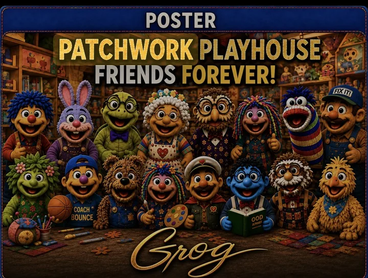 Patchwork Playhouse Friends Forever poster