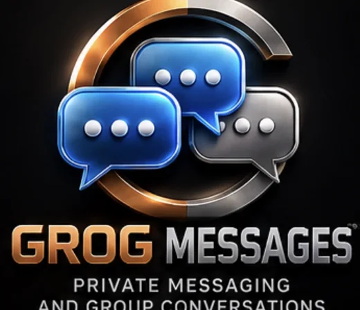 GROG Messages logo